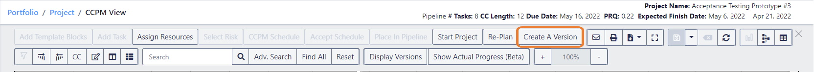 Create A Version – Exepron Knowledgebase