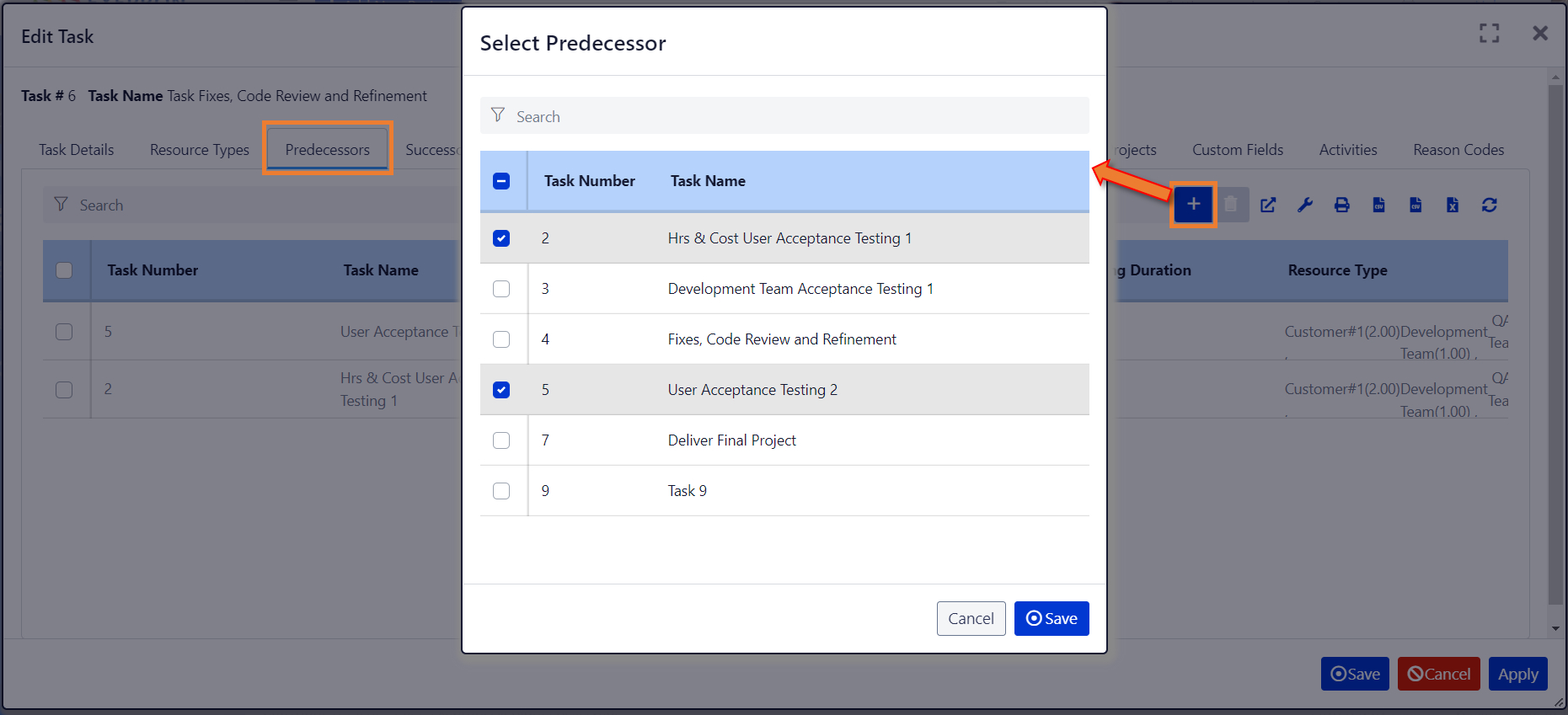 Predecessors – Exepron Knowledgebase