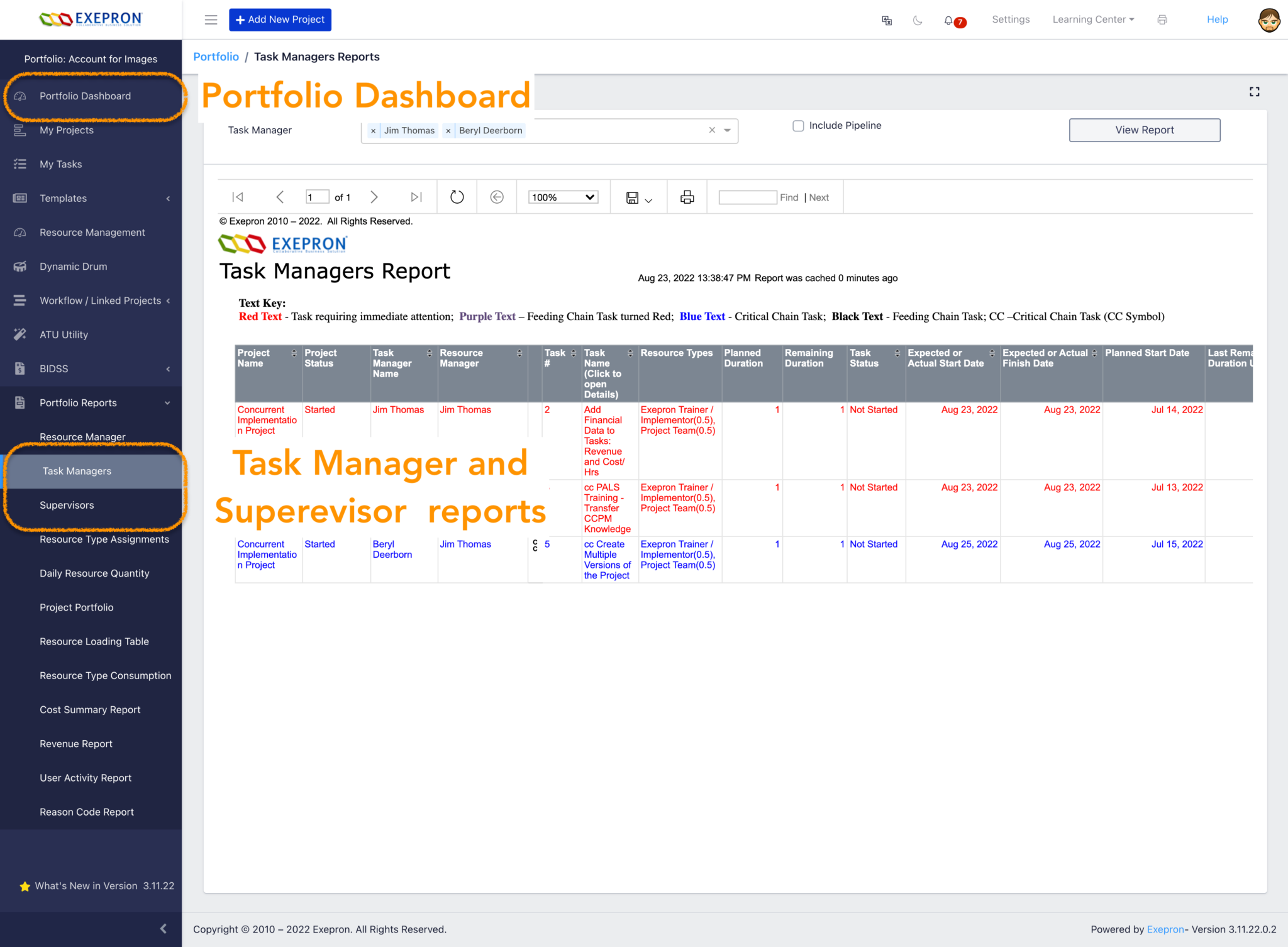 Task Manager and Supervisors – Exepron Knowledgebase