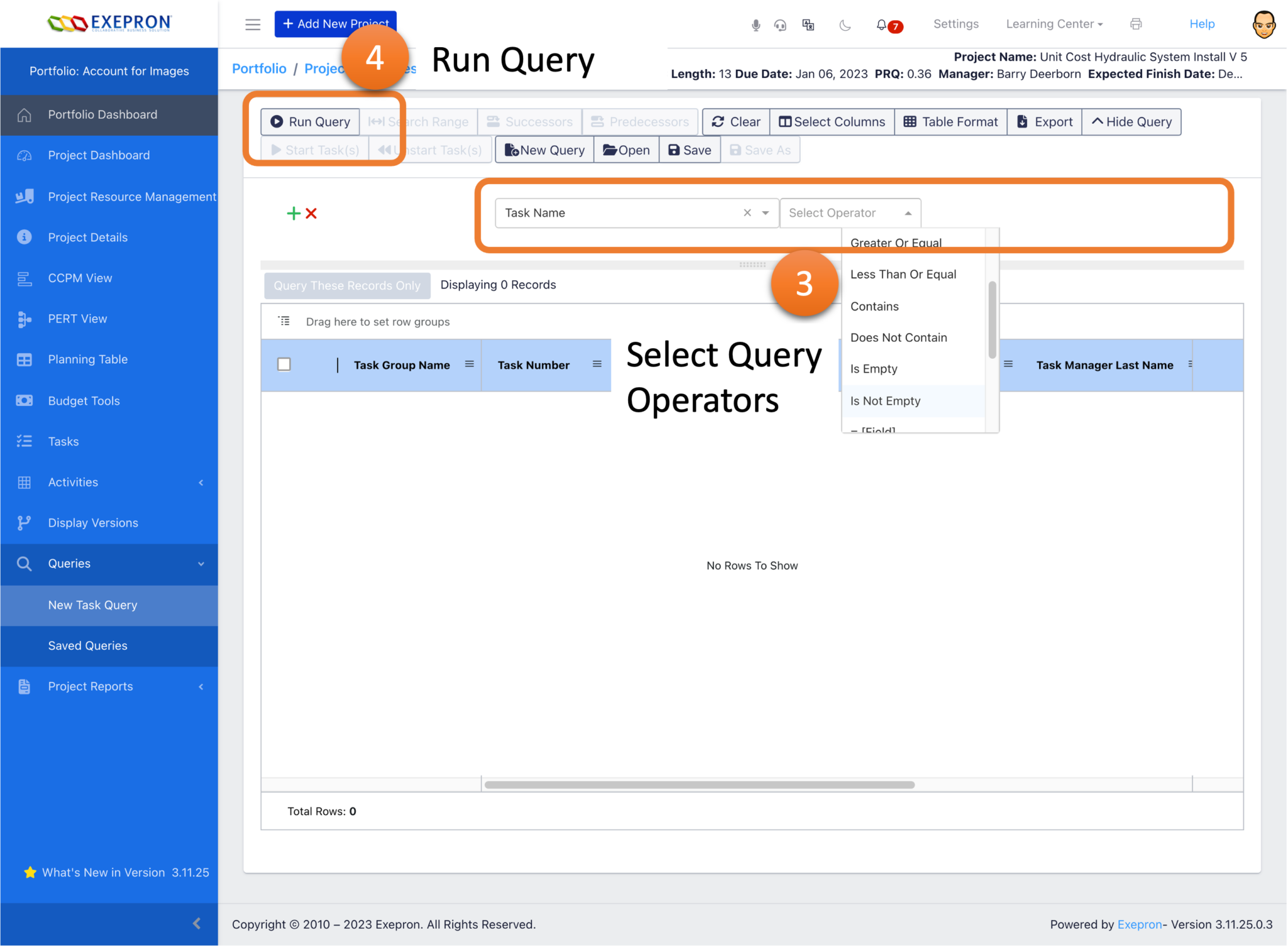 Reports: Create a Library of Custom Reports using Query – Exepron ...